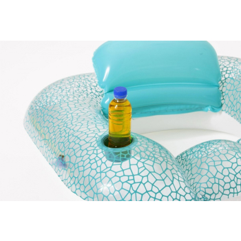 Dmuchany Fotel z poduszką Koło do pływania BESTWAY + Zestaw naprawczy